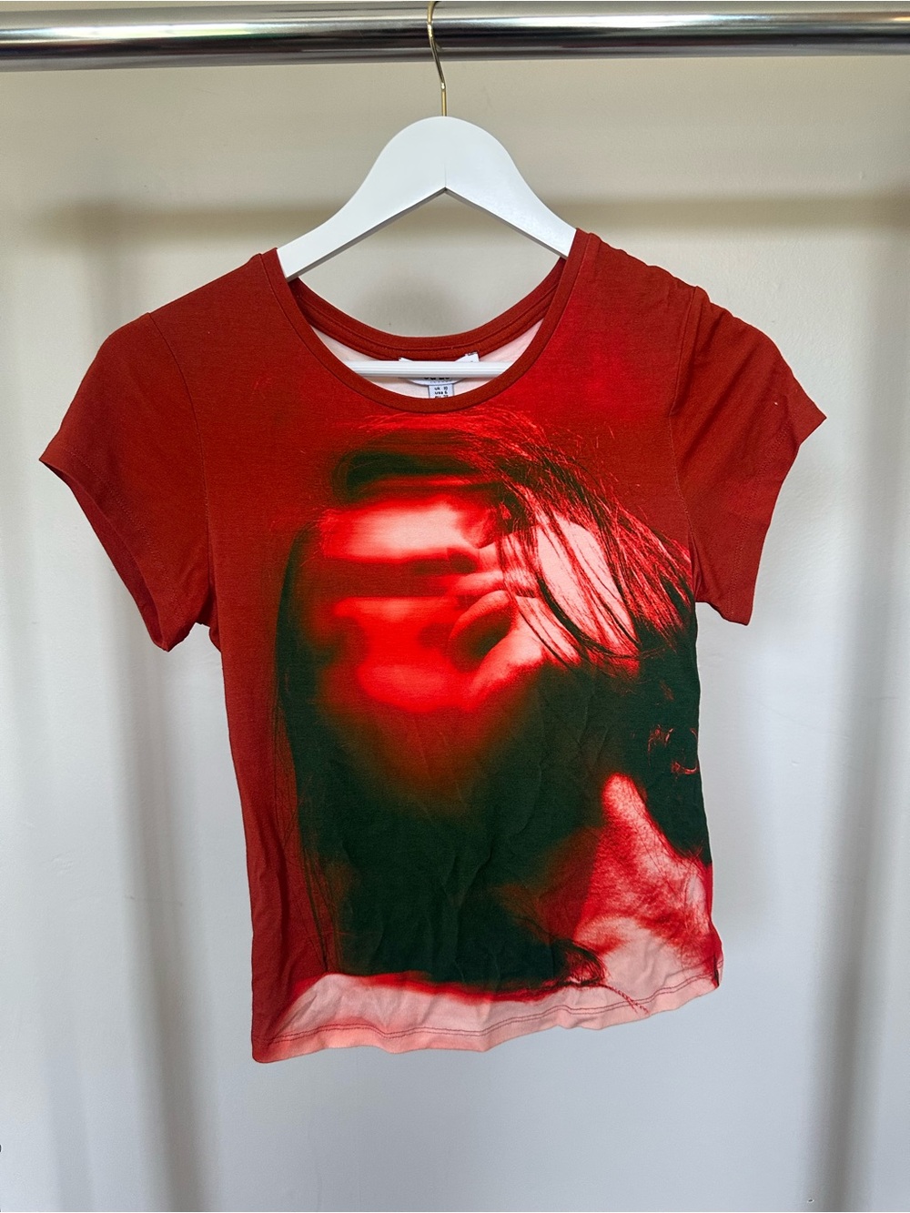 Jaded London Red Graphic Short Sleeve Tee